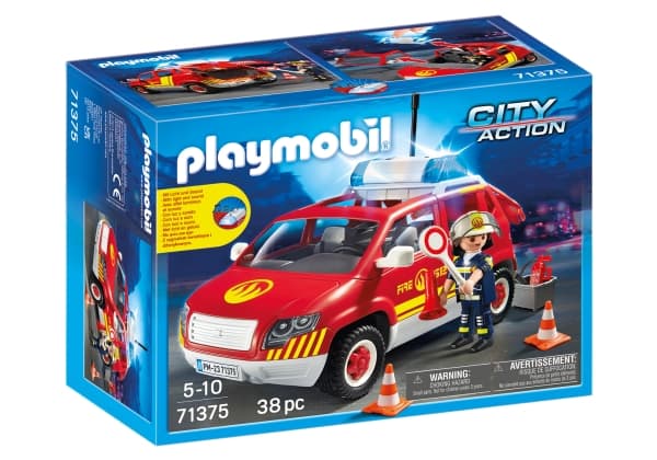 Playmobil Playmobil 71375 Brannsjefens bil BRANN STORBRITANNIA