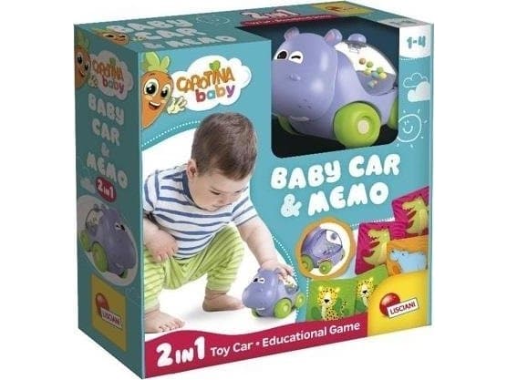 Carotina baby Hippopotamus Lekebil og minnespill 102273 LISCIANI