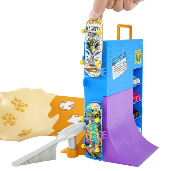 Skate Cereal Skate Bowl Fingerskate Lekset Hot Wheels