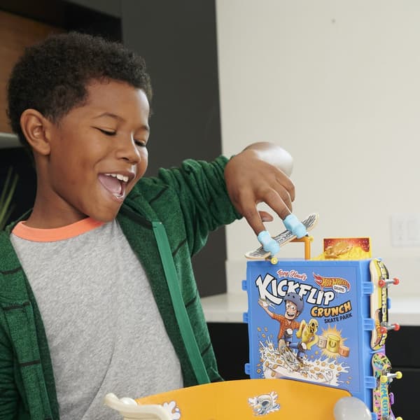Skate Cereal Skate Bowl Fingerskate Lekset Hot Wheels