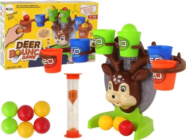 LeanToys Arcade Game Kaster en ball mot et Jelonek-mål