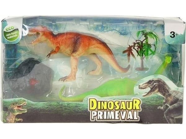 Set med två dinosaurier