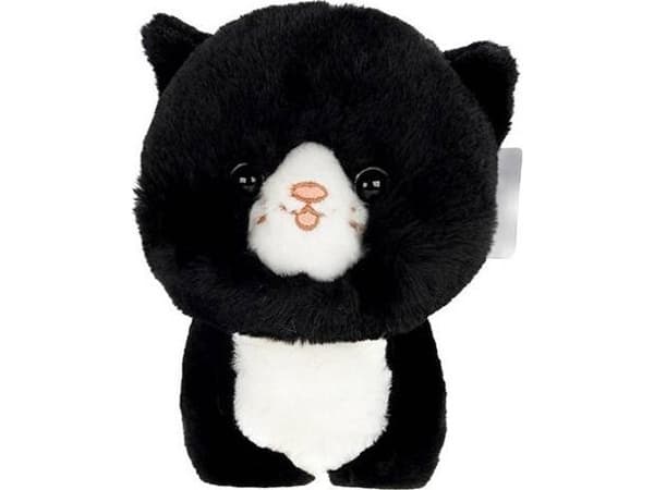 Carmotion Teddy Pets maskot, svart og hvit katt