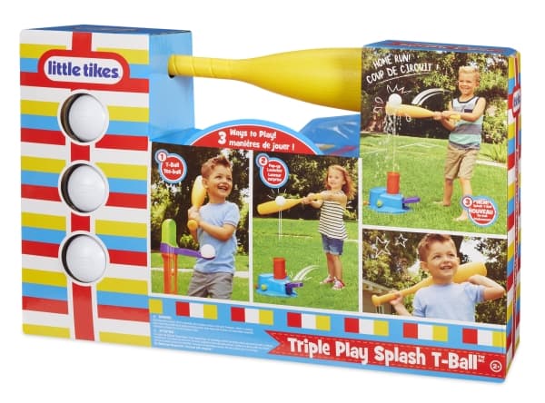 Little Tikes Triple Play Splash T-Ball Set, 2 År