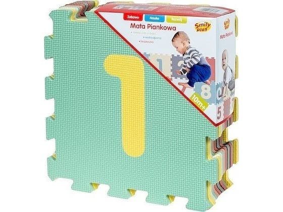 Vaahtomuovimatto pastellinumerot SmilyPlay SP84736 47364