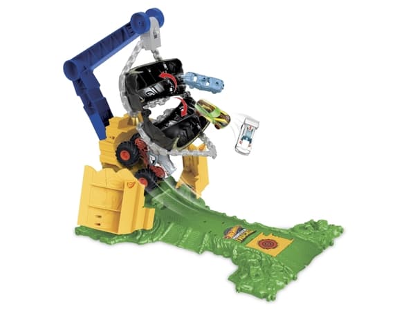 Hot Wheels Monster Trucks ARENA SMASHERS RHINOMITE CHARGIN' CHALLENGE lekset, Action/äventyr, 4 år, Flerfärgad, Plast, Metall