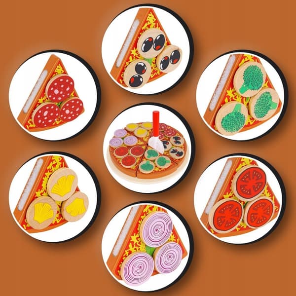 Pizzaset med kardborreband