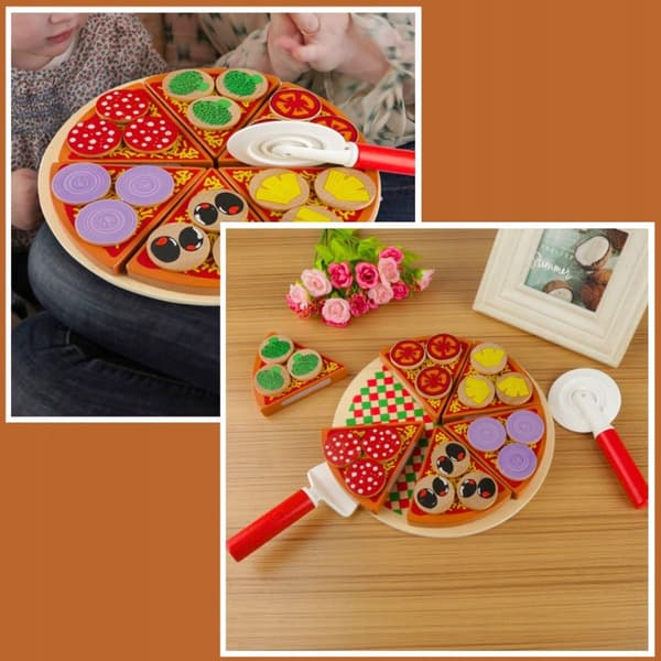 Pizzaset med kardborreband