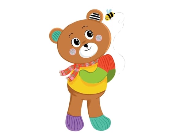 Vuorovaikutteinen lelu Clementoni PLUSH BEAR 17906