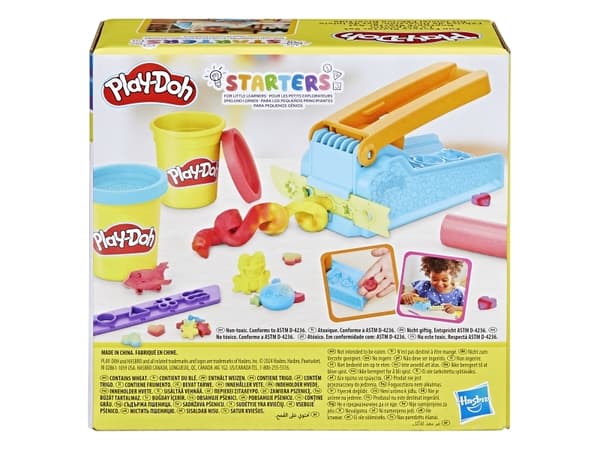 Play-Doh Fun Factory startsett, håndverkssett for barn, 3 år, giftfri, flerfarget