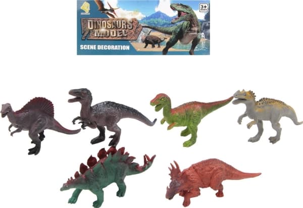Trifox Figur DINOSAURER 6 STK