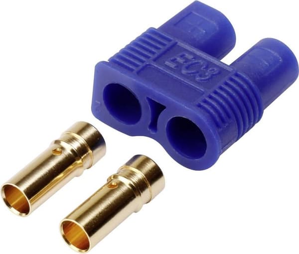Reely 1373224 Batteripakke fatning EC3 Forgyldt 1 stk.