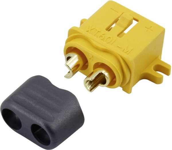 Reely 1509168 Batteripakkestik XT60L Forgyldt 1 stk.