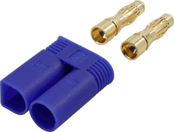 Reely 1373225 Batteripakkestik EC5 Forgyldt 1 stk.
