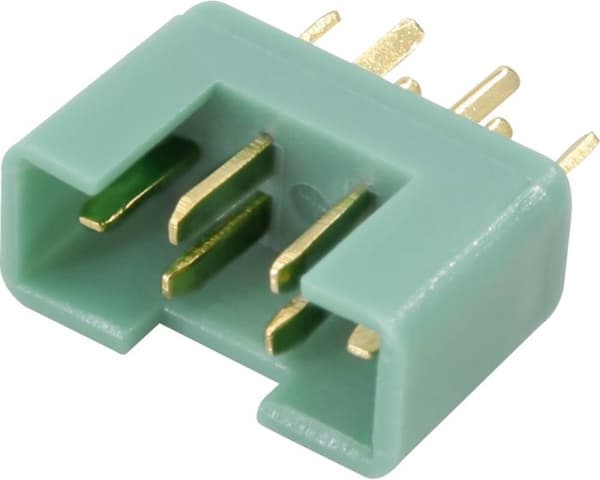 Reely RE-6799053 Batteripakkestik MPX Forgyldt 1 stk.