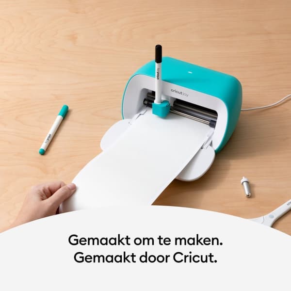 Cricut Joy Smart Labels - opløselig - Hvid - 14x91cm - 1 ark