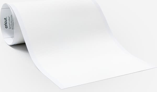 Cricut Joy Smart Labels - opløselig - Hvid - 14x91cm - 1 ark
