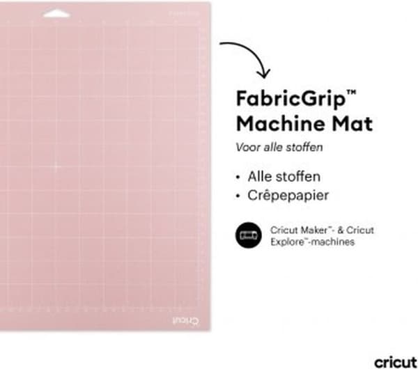 Cricut Explore/Maker FabricGrip Mat 30x60cm (1 st)