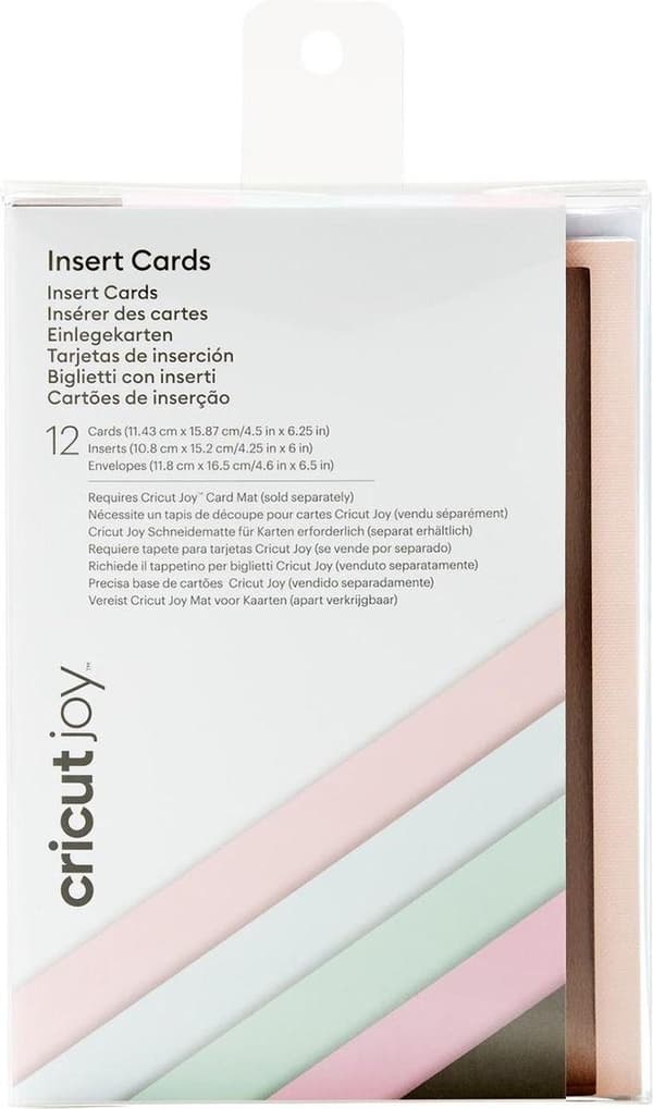 Cricut lagerkort Makroner R30 (4,5" x 6,3") 12-pak.