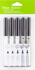 Miniatyrbild 6 av 9: Cricut Explore/Maker pennset i flera storlekar, 5-pack (svart)