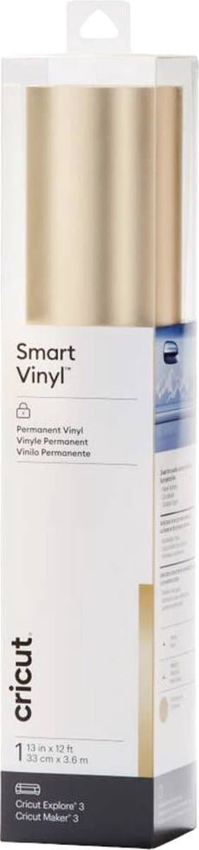 Cricut Smart Vinyl Permanent 33x366cm 1 ark (Matt Champagne)
