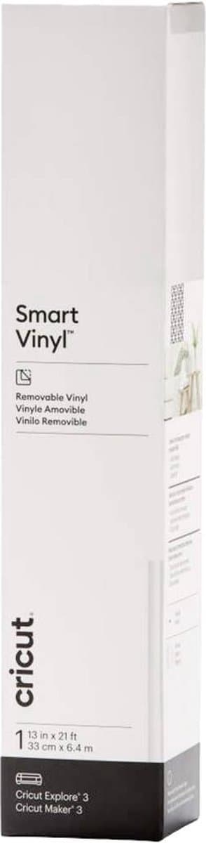 Cricut Smart Vinyl Avtagbar 33x640cm 1 ark (Vit)
