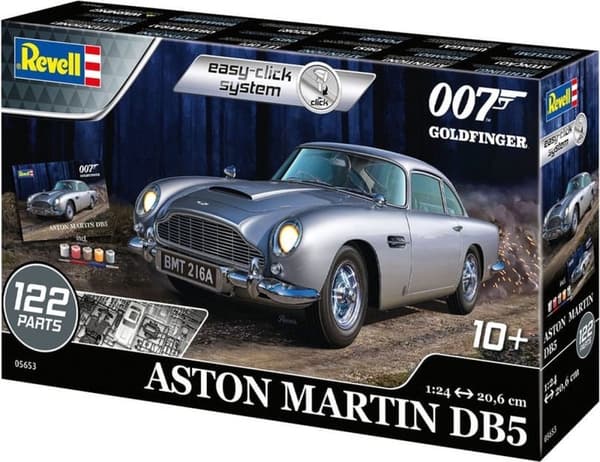 Revell 05653 Aston Martin DB5 - James Bond 007 Goldfinger bilmodellsats 1:24 (05653)