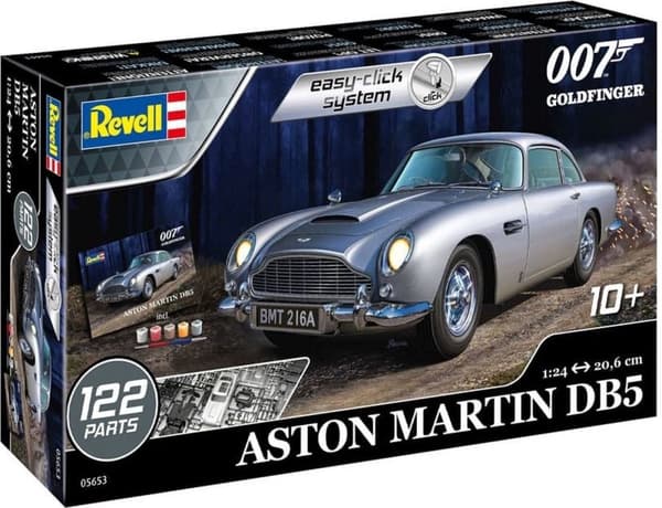 Revell 05653 Aston Martin DB5 - James Bond 007 Goldfinger bilmodellsats 1:24 (05653)