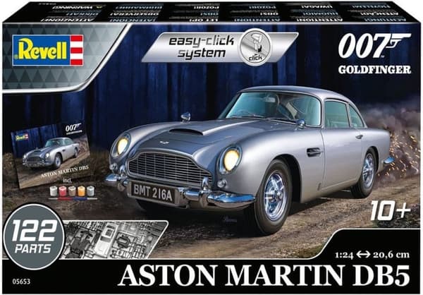Revell 05653 Aston Martin DB5 - James Bond 007 Goldfinger bilmodellsats 1:24 (05653)