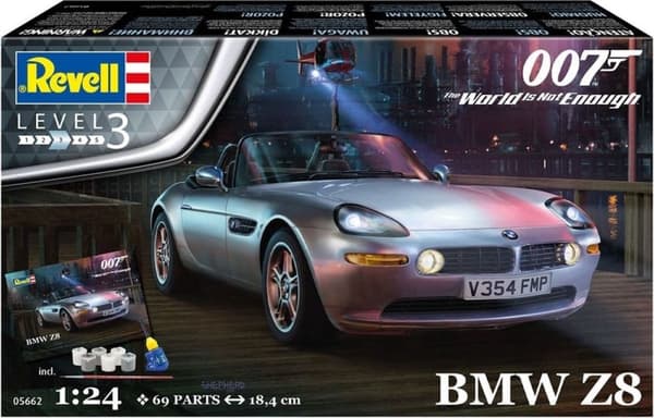 1:24 Revell 05662 James Bond 007 - BMW Z8 - Gavesæt, plastikmodelsæt