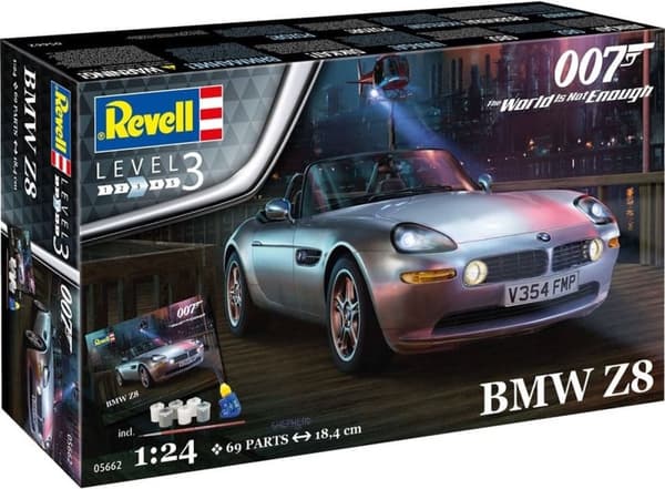1:24 Revell 05662 James Bond 007 - BMW Z8 - Gavesæt, plastikmodelsæt