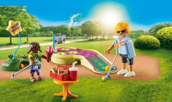 PLAYMOBIL minigolf gavesæt - 71449