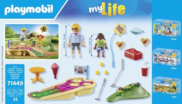 PLAYMOBIL minigolf gavesæt - 71449