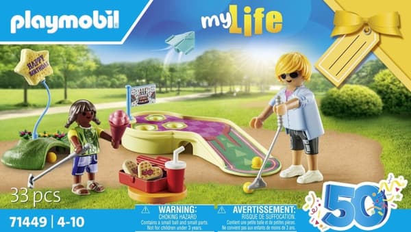 PLAYMOBIL minigolf gavesæt - 71449