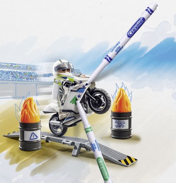 PLAYMOBIL Farve: Motocross cykel - 71377