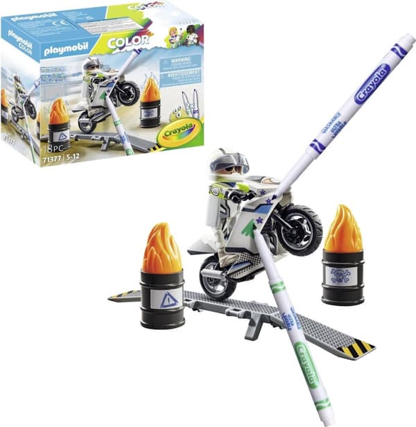 PLAYMOBIL Farve: Motocross cykel - 71377