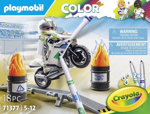 PLAYMOBIL Farve: Motocross cykel - 71377