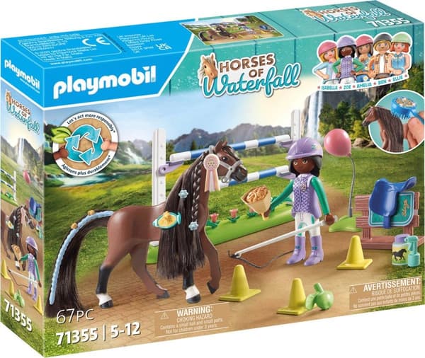 PLAYMOBIL Waterfall Horses Zoe and Blaze legetøjssæt - 71355