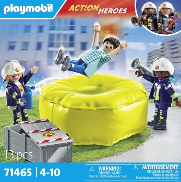 PLAYMOBIL Action Heroes Brandmän med luftkuddar - 71465
