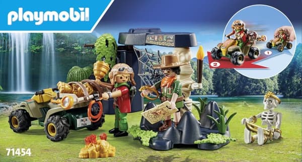PLAYMOBIL Wild Life Promo Treasures in the jungle - 71454