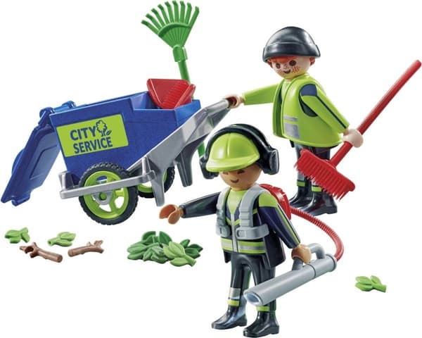 PLAYMOBIL City Cleaning Team Action Figur Set - 71434