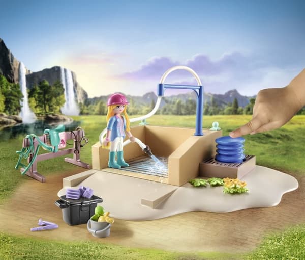 PLAYMOBIL Hästar av vattenfallet Isabella och lejoninna Leksats - 71354