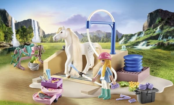 PLAYMOBIL Hästar av vattenfallet Isabella och lejoninna Leksats - 71354