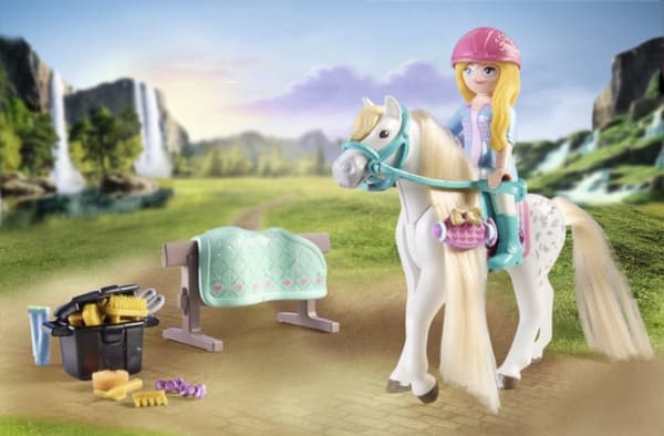 PLAYMOBIL Hästar av vattenfallet Isabella och lejoninna Leksats - 71354