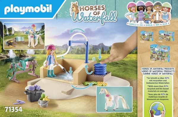 PLAYMOBIL Hästar av vattenfallet Isabella och lejoninna Leksats - 71354