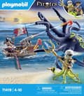 Miniatyrbild 8 av 11: PLAYMOBIL Piratstrid med jättebläckfisk - 71419