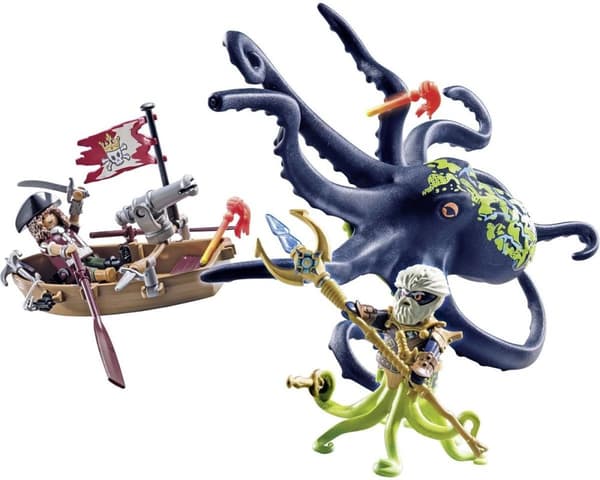 PLAYMOBIL Piratstrid med jättebläckfisk - 71419