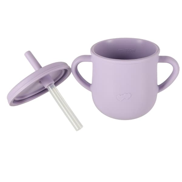 Barnservis med Krabbdesign – Lila