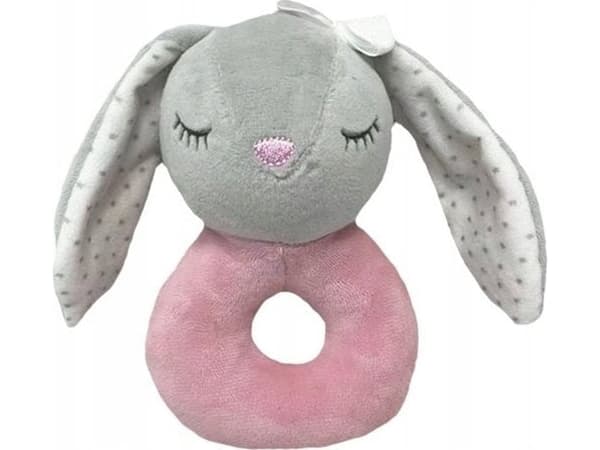Tulilo Bunny Skallra 18 cm grå
