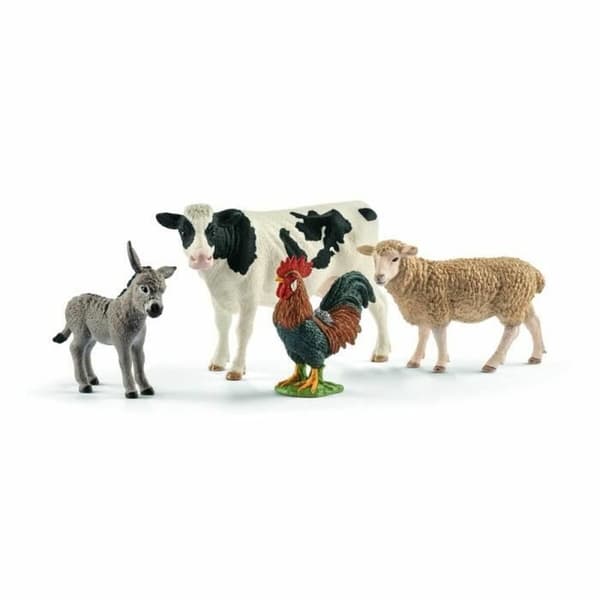Set med lantbruksdjur Schleich 42385 Farm World PVC Plast